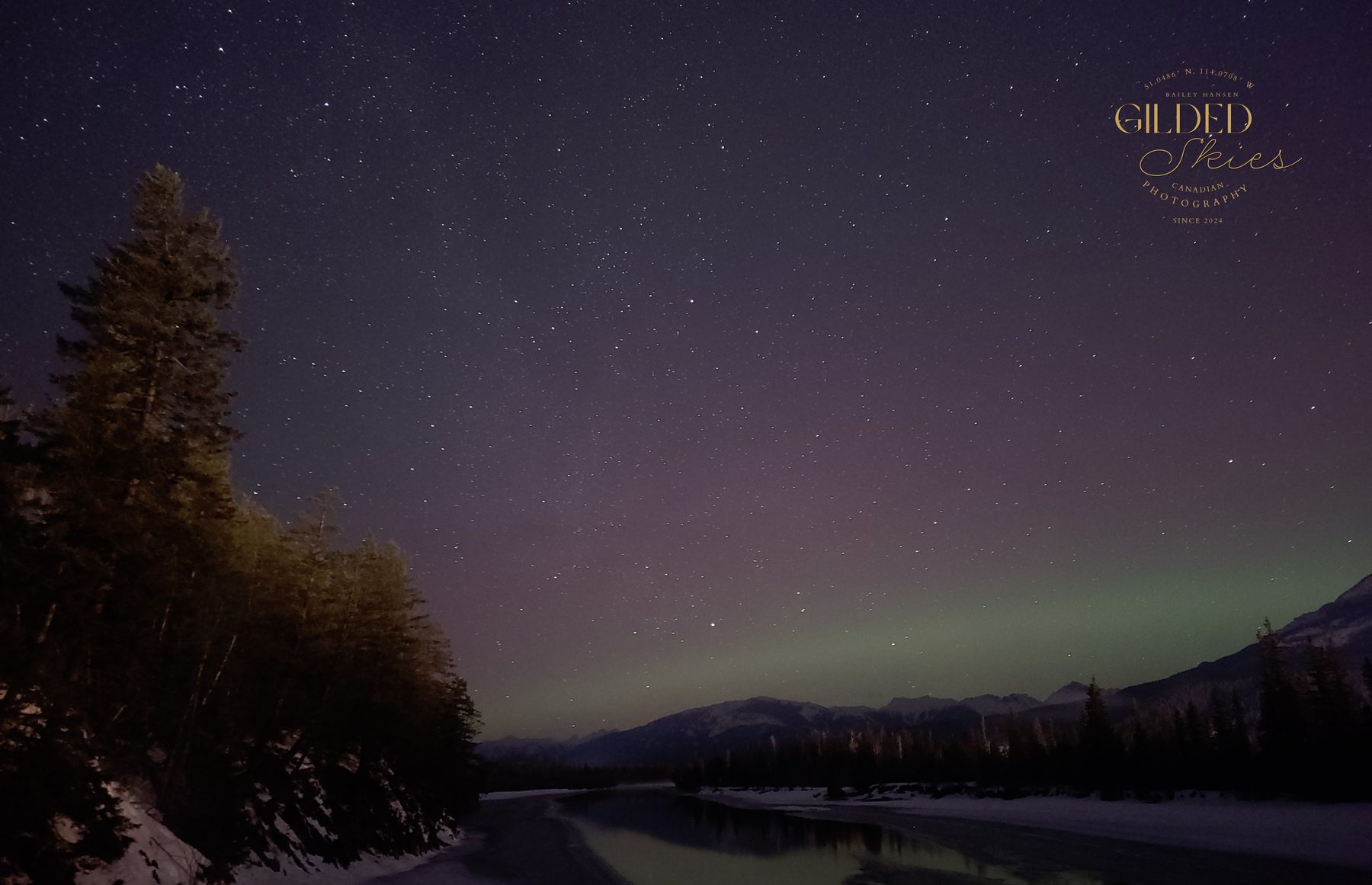 Frostlight — aurora photography print