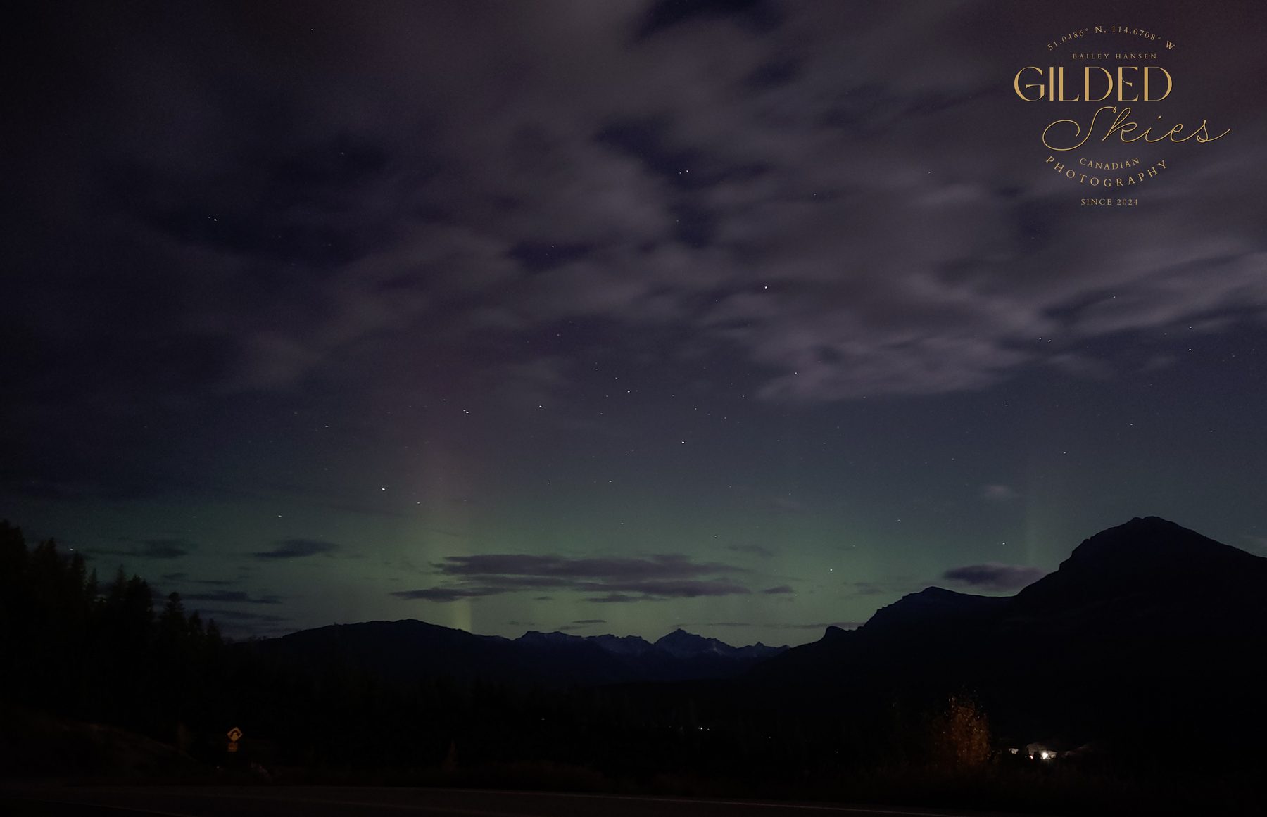 Indigo From the Top — aurora photography print