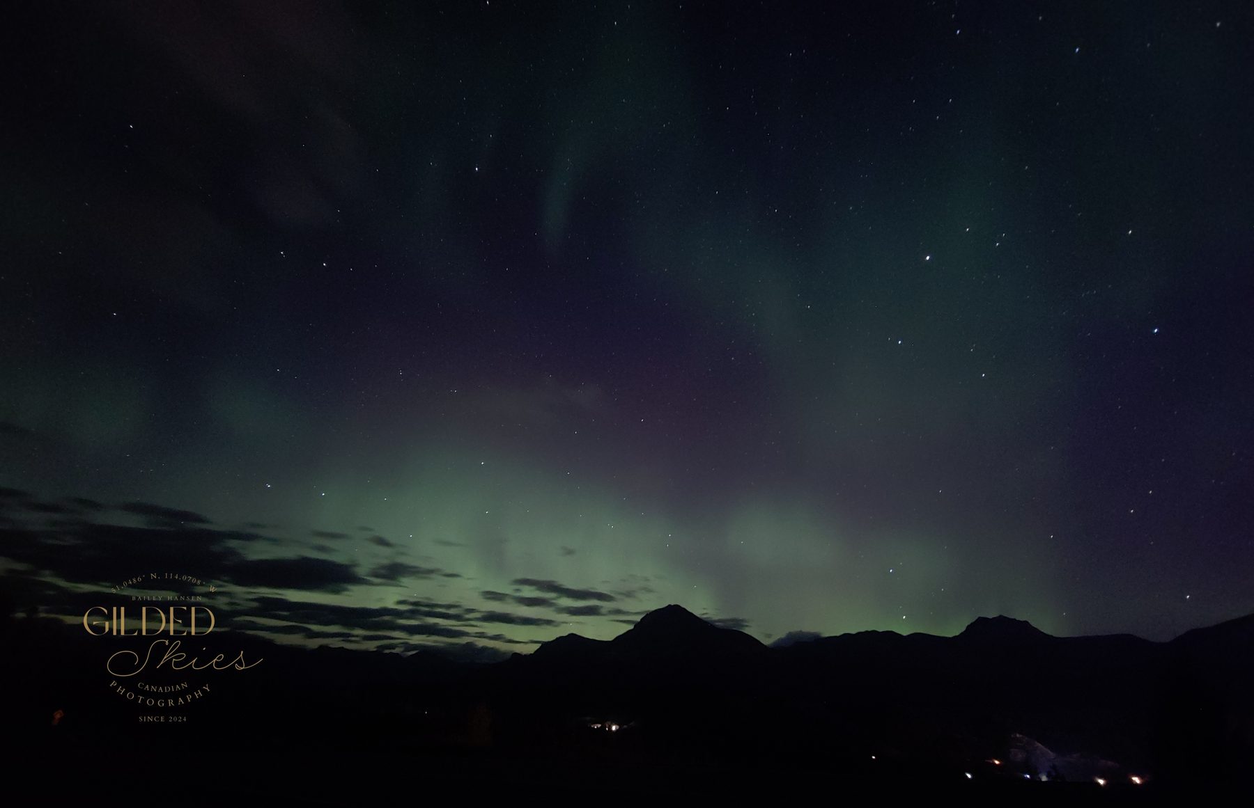 Twice the Sky — aurora photography print