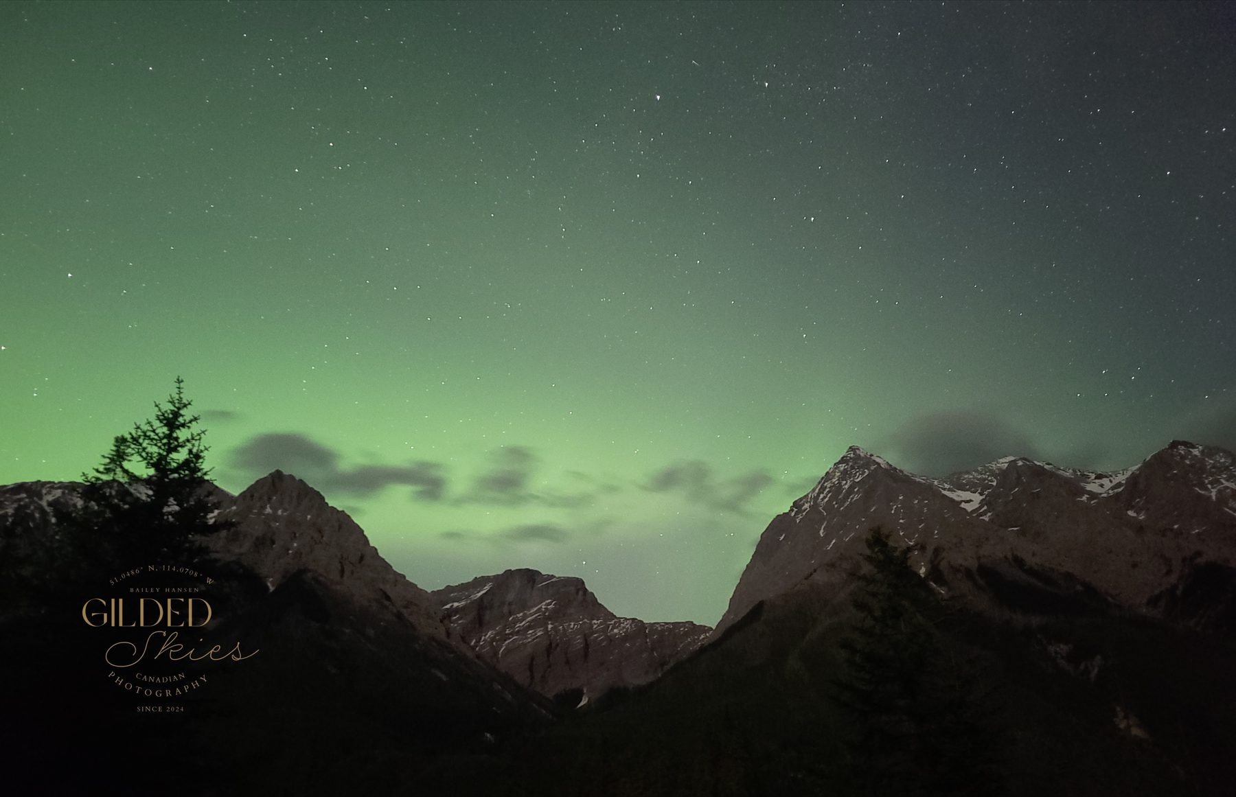Winter Kept the Color — aurora photography print